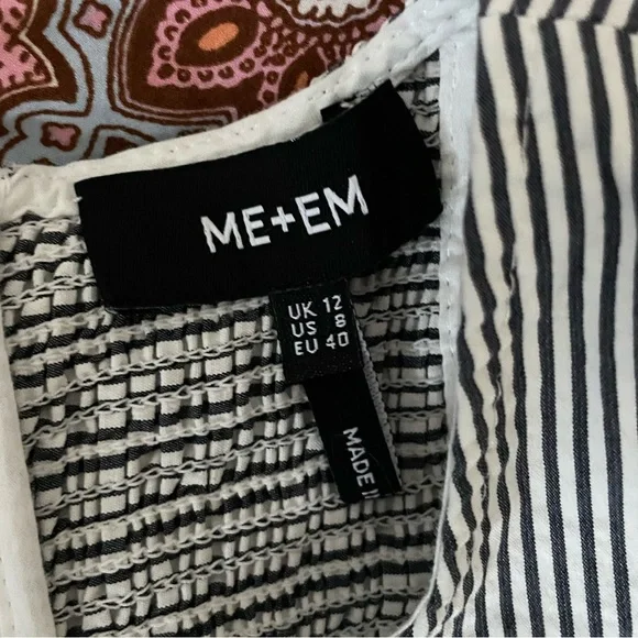 ME+EM  Pinstriped Jumpsuit - Picture 4 of 8